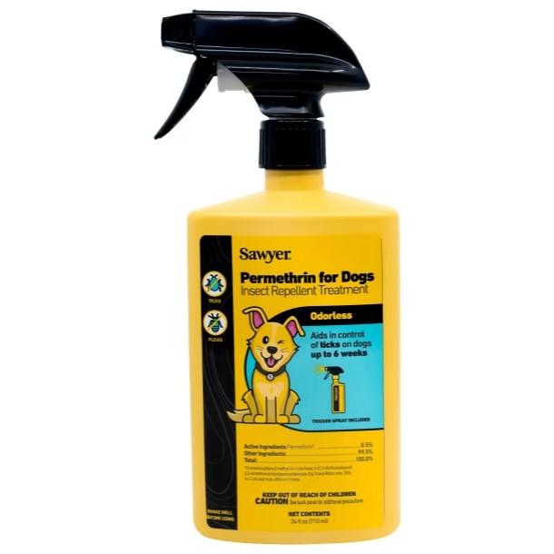 Sawyer Permethrin Dog Insect Repellent Treatment 24 oz Spray