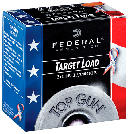 Federal 12 Gauge TGL12US8 Top Gun Special Edition Red, White & Blue 2.75" 1-1/8oz 8 Shot