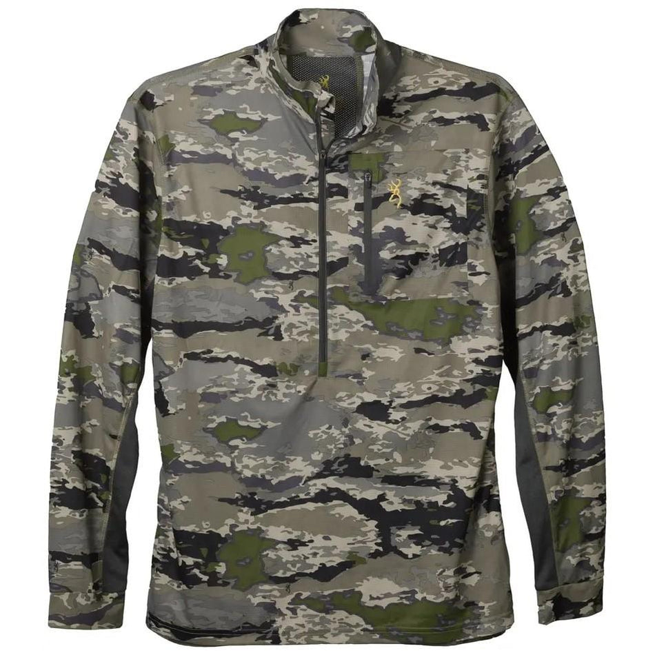 Browning Ovix Early Season 3/4 Zip Performance Shirt XL with UPF 50+
