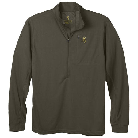 Browning Early Season 3/4 Zip Performance Shirt Major Brown S
