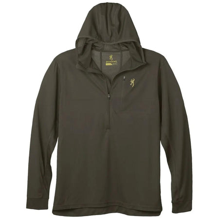 Browning Early Season Hooded Shirt UPF 50 Major Brown Size M