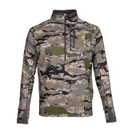 Browning Monroe Ovix Camo 1/4 Zip Long Sleeve Hunting Shirt 2XL
