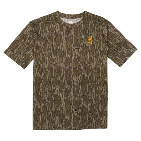 Browning Wasatch Short Sleeve Tee Mossy Oak Bottomland Small