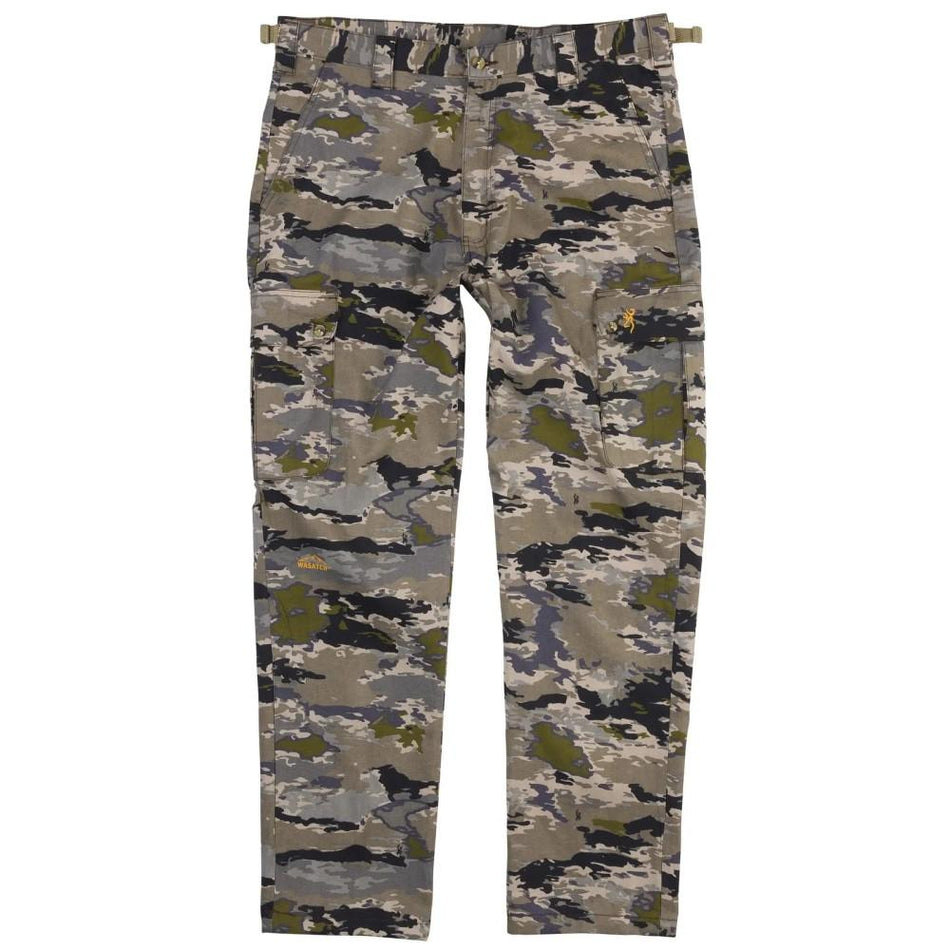 Browning Wasatch Lightweight Cotton Camo Pant Ovix Size Small