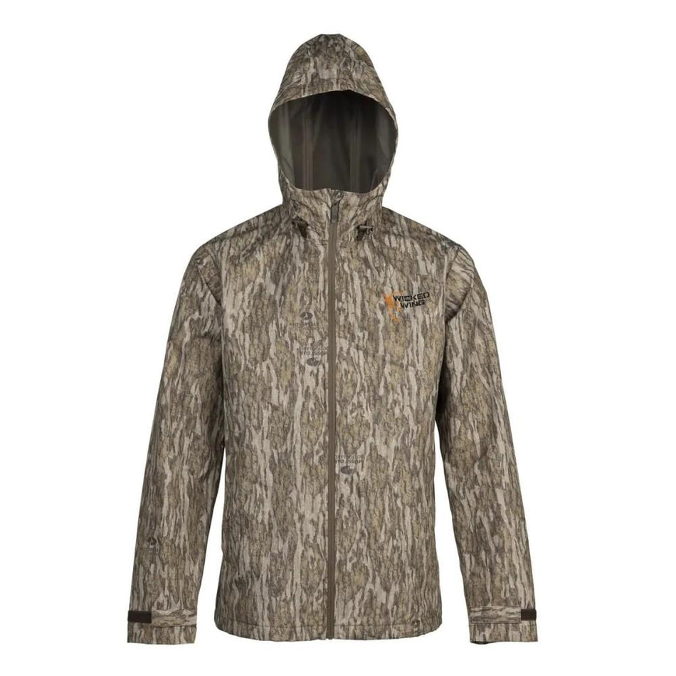 Browning Rain Shell Jacket Waterproof Mossy Oak Bottomland Size S