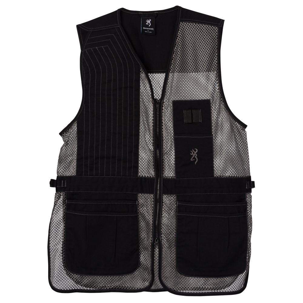 Browning Trapper Creek Ventilated Shooting Vest Grey 2XL