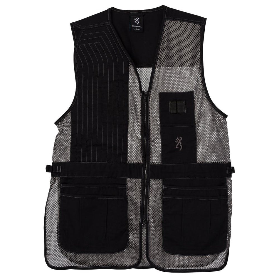 Browning Trapper Creek Mesh Shoot Vest Gray L