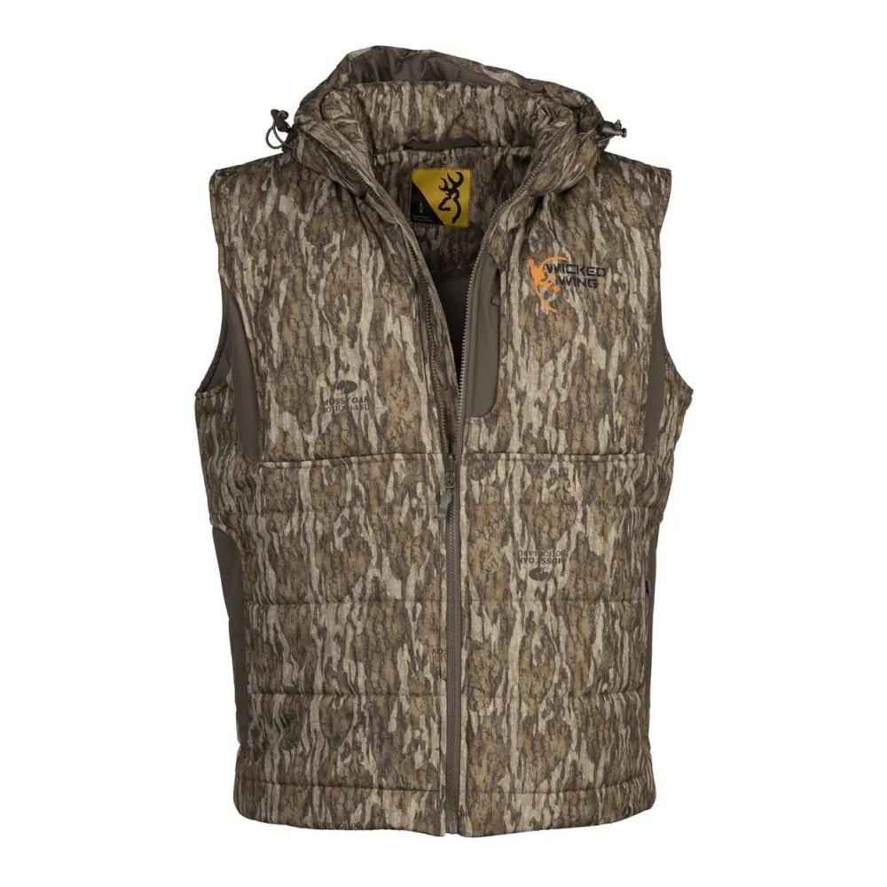 Browning Insulated Hunting Vest Mossy Oak Bottomland - Size L