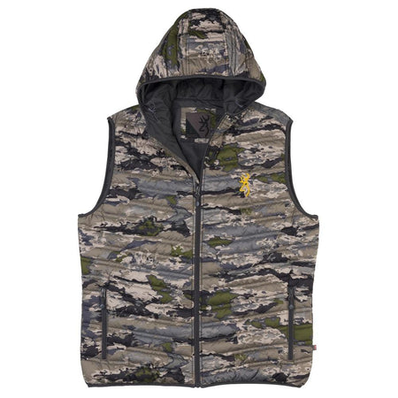 Browning Packable PrimaLoft Puffer Hooded Vest Ovix S