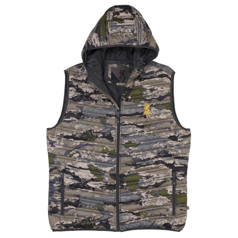 Browning Packable PrimaLoft Puffer Hooded Vest Ovix S