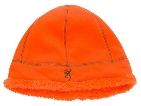Browning Wicked Wings Highpile Fleece Hunting Beanie Blaze Orange