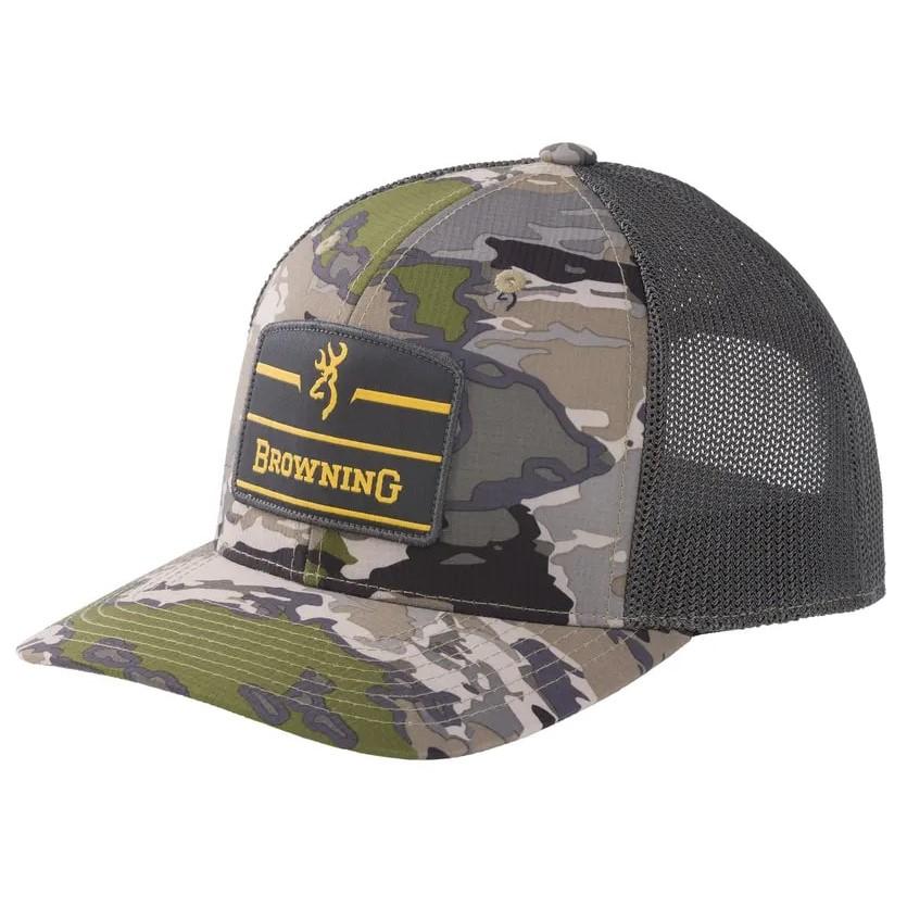 Browning Ovix Camo Primer Cap with Mesh Back and Flexfit 110