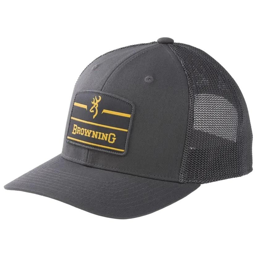 Browning Primer Carbon Cap - Mid Profile Mesh Back with Flexfit Closure