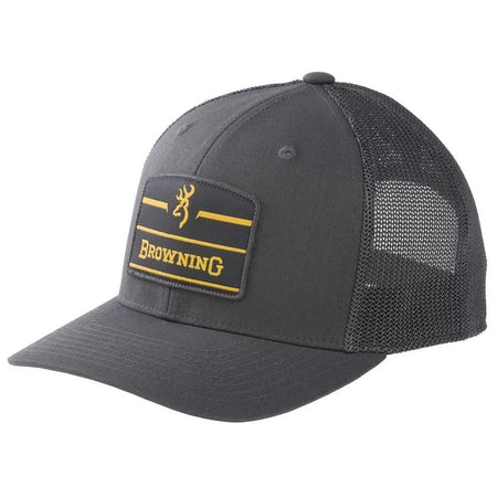 Browning Primer Carbon Cap - Mid Profile Mesh Back with Flexfit Closure