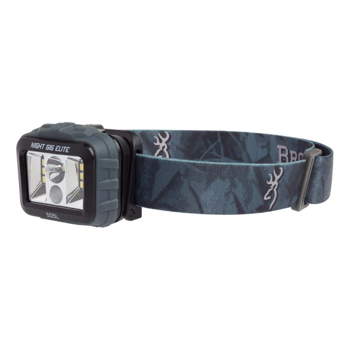 Browning Night Gig Elite Blue Headlamp 505 Lumen Wide Angle Flood and Spot Beam