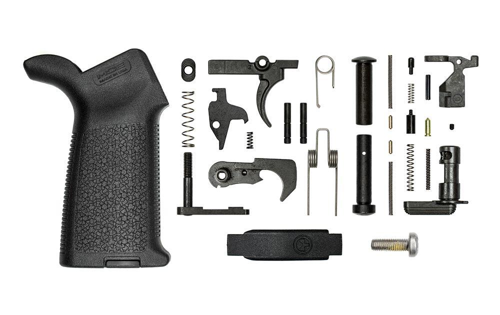 Aero Precision AR-15 Lower Parts Kit Magpul MOE Grip and Trigger Guard Black