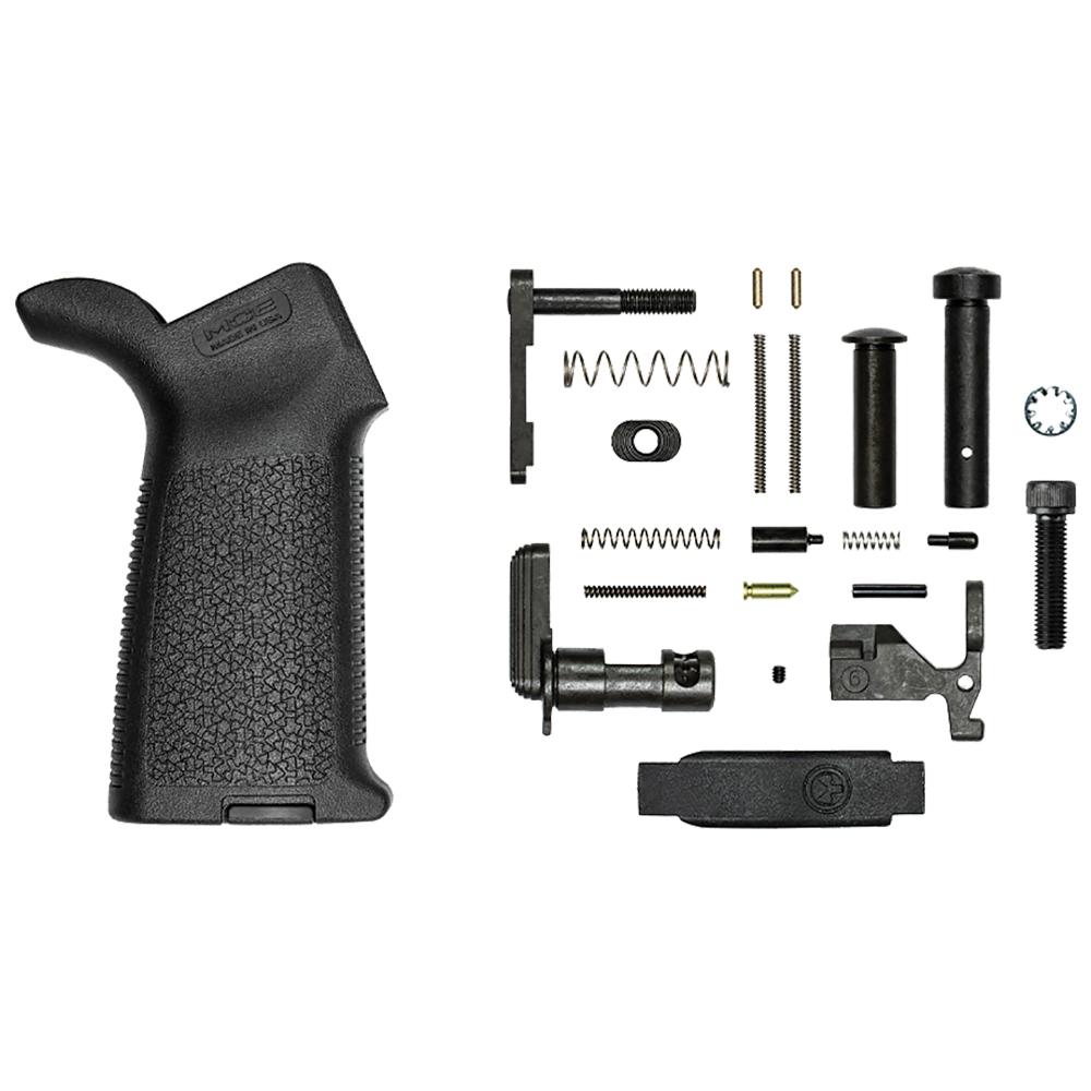 Aero Precision AR-15 MOE Lower Parts Kit Minus FCG Black Finish