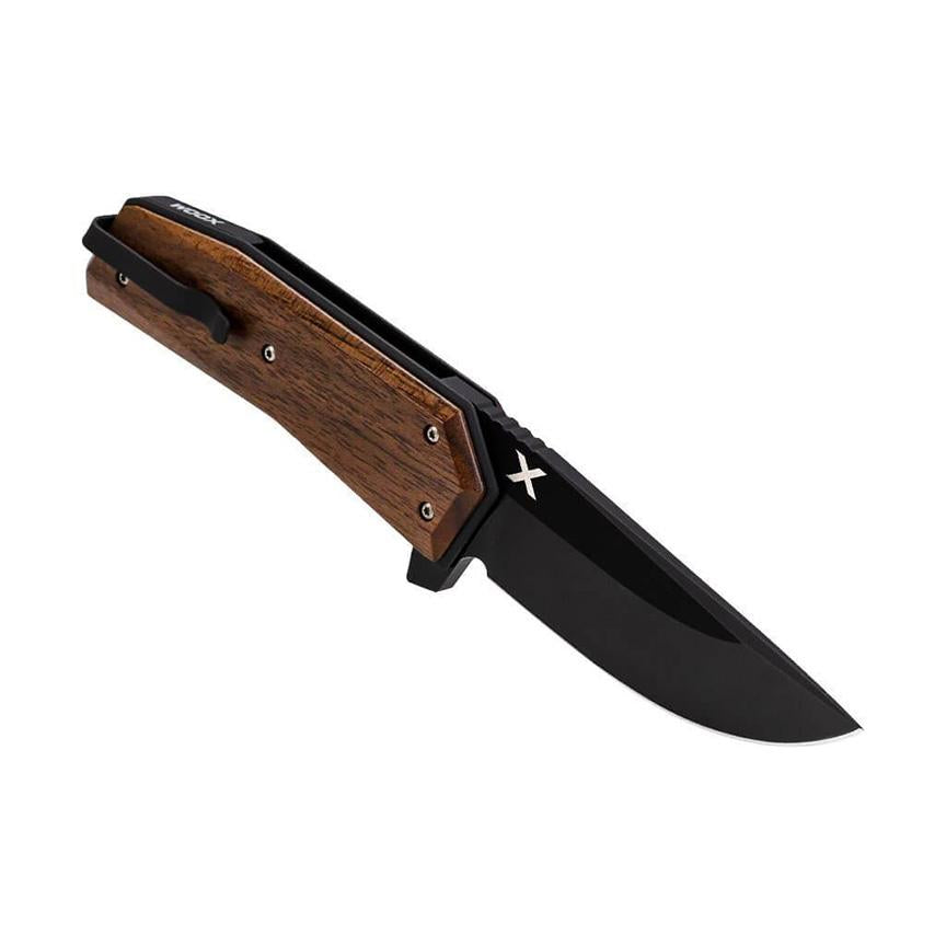 WOOX Leggenda Folding Pocket Knife 3 1/2" Walnut and Carbon Fiber