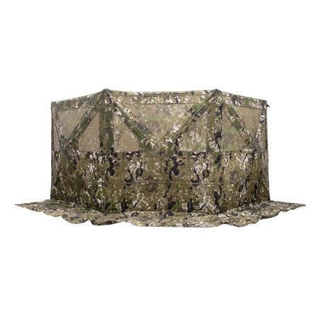 Barronett Blinds Face-Off Panel Ground Blind Crater Thrive Camo One-Way Fabric