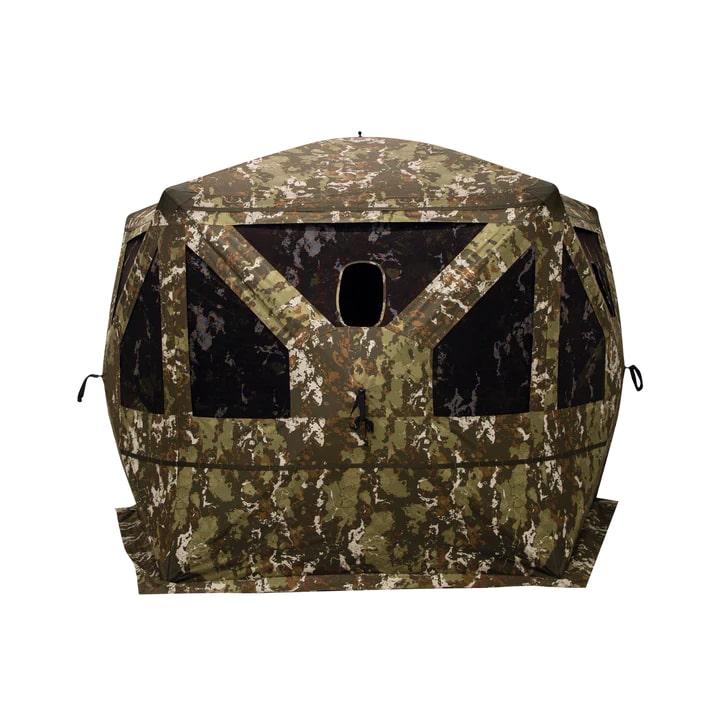 Barronett Blinds Pentagon Heavy-Duty Hunting Ground Blind - Crater Harvest Camo
