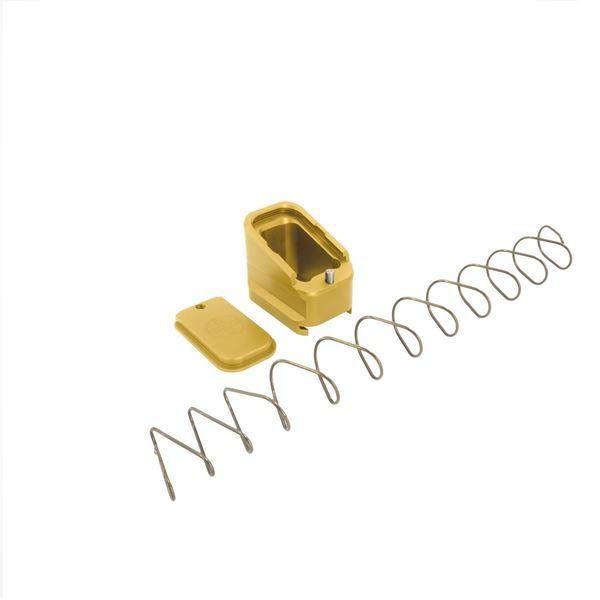 Shield Arms Gold Magazine Extension +5/+4 Compatible with Glock 17/22/34/35/19X/45