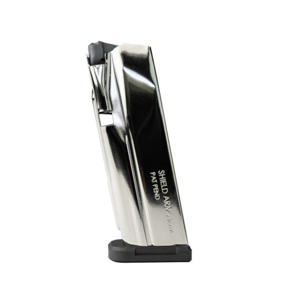 Shield Arms S15 Generation 3 Handgun Magazine 9mm Luger Electroless Nickel 15/rd