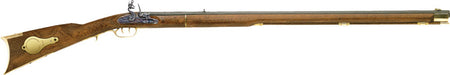 Traditions Deluxe Kentucky .50 Cal Flintlock Muzzleloader Rifle 33.5 Inch Blued/Wood