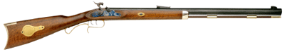 Traditions Hawken Woodsman .50 Cal Percussion Muzzleloader Rifle 28 Inch Blued/Hardwood