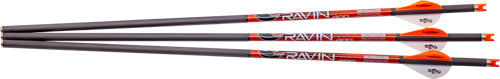 RAVIN XBOW ARROW CARBON W/2" OFFSET VANES 400GR .003" 3PK