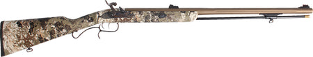 Traditions Shedhorn .50 Cal Muzzleloader Rifle Bronze Finish Veil Camo Stock