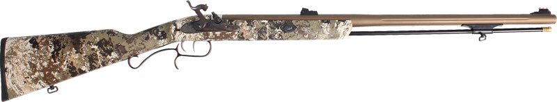 Traditions Shedhorn .50 Cal Muzzleloader Rifle Bronze Finish Veil Camo Stock