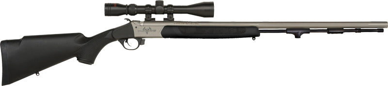 Traditions Pursuit XT 50 Cal Muzzleloader 3-9x40 Stainless Cerakote Black Syn Stock