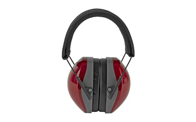 Radians TR0360CS Terminator Folding Ear Muff, Red, NRR 29
