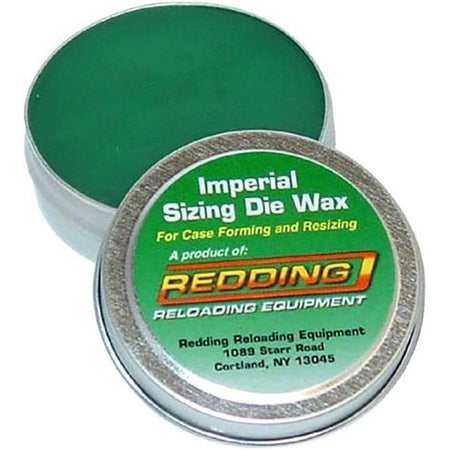 Redding Imperial Green Case Sizing Die Wax 2 oz Tin