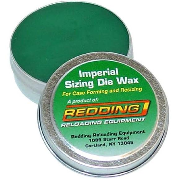 Redding Imperial Green Case Sizing Die Wax 2 oz Tin