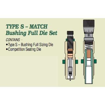 Redding Type S Match .24 Nosler Full Length Resizing Bushing Die Set