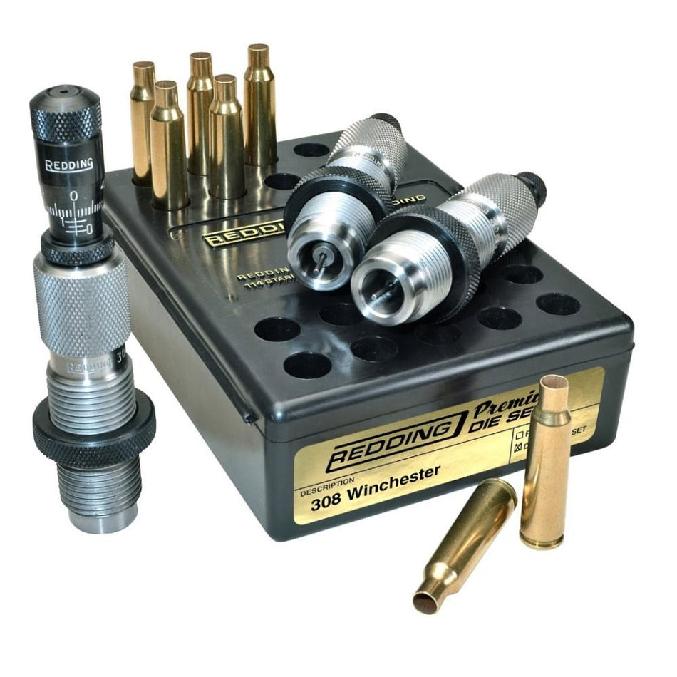 Redding .26 Nosler 3-Die Premium Deluxe Set with Micrometer Seating Die