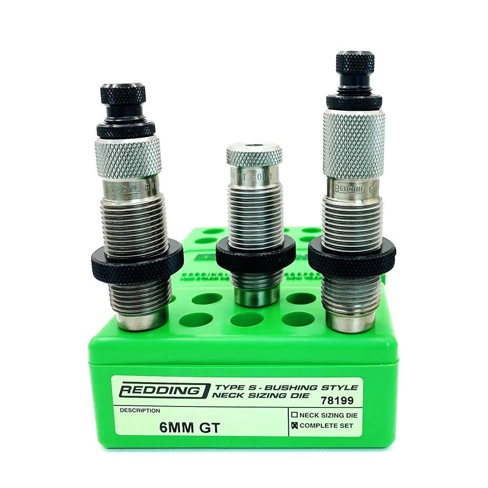 Redding 3-Die Type-S Neck Bushing Sizing Set 6mm GT