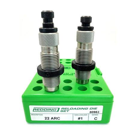 Redding 22 ARC Full Length Sizing and Seating Die Set