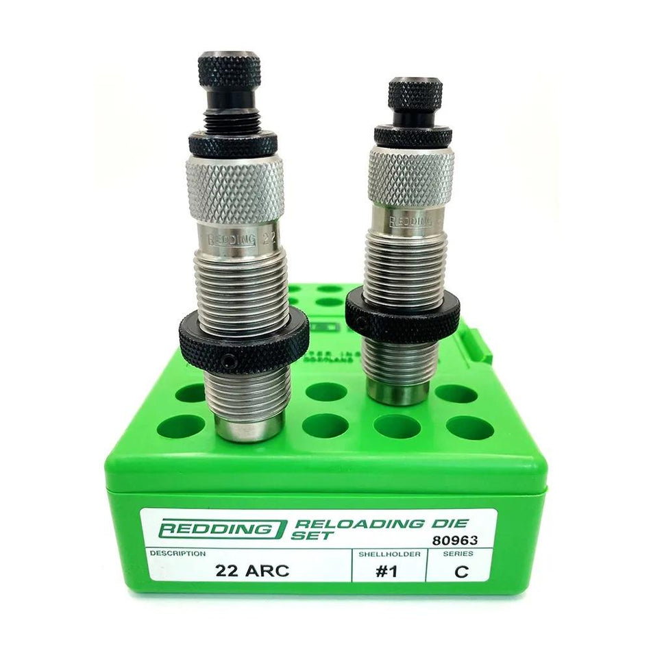 Redding 22 ARC Full Length Sizing and Seating Die Set