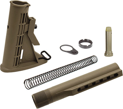 UTG Mil-Spec AR-15 6-Position FDE Stock Assembly