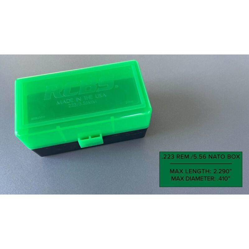 RCBS Translucent Stackable Ammo Box .223 Rem / 5.56 NATO