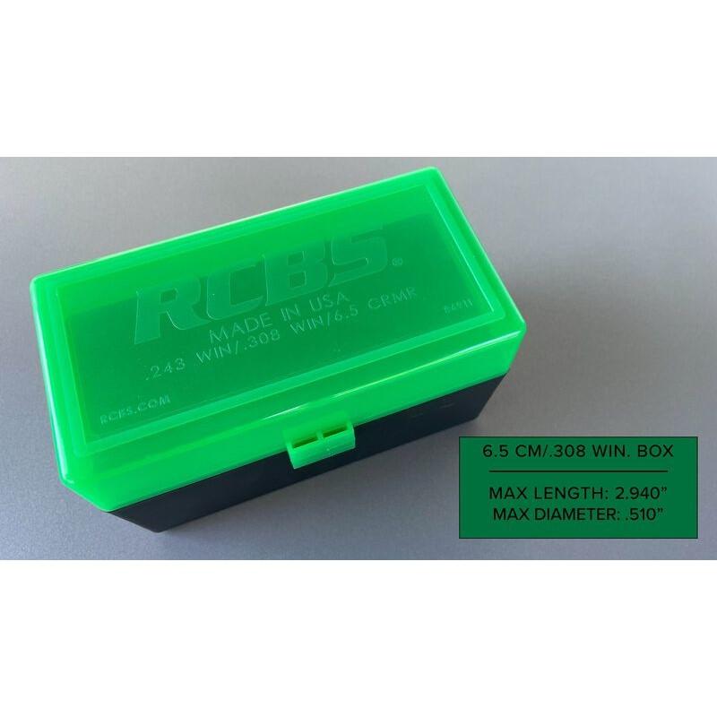 RCBS Translucent Ammo Storage Box for .243 Winchester