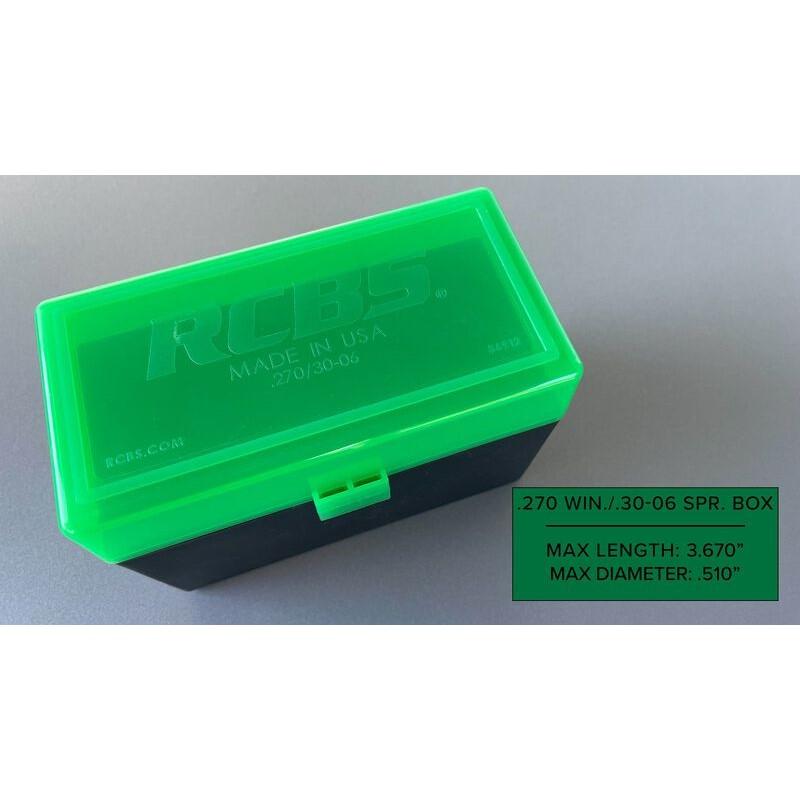 RCBS Translucent Stackable Ammo Storage Box for .270 Winchester