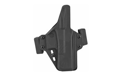 Raven Concealment Perun Outside Waistband Holster for Glock 19, Ambidextrous, 1.5" Loops, Black PXG19