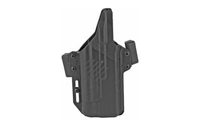 Raven Concealment Perun LC Outside Waistband Holster, Glock 17/19 Gen5 with TLR-1 HL, Ambidextrous, Black Polymer
