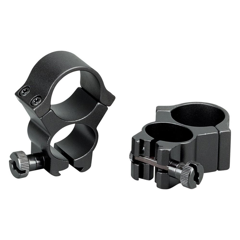 Redfield See Through Scope Rings .22 Caliber 3/8" Dovetail Mount Black 2/ct