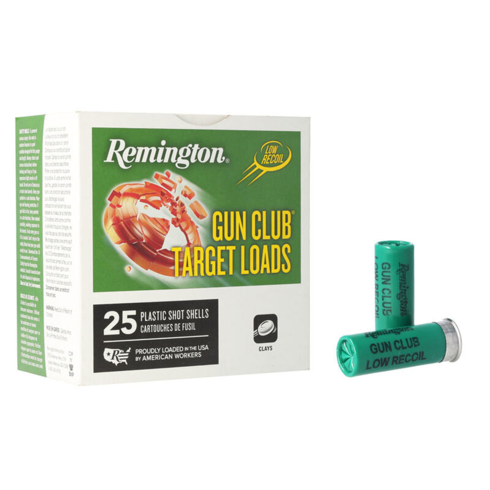 Remington 12 Gauge 20241 Gun Club Target Load 2.75" 1oz 8 Shot