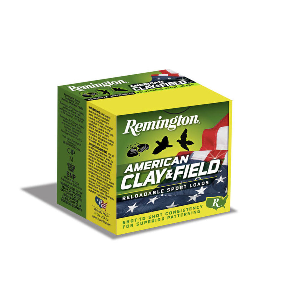 Remington 28 Gauge Shotgun Shells American Clay & Field Sport Loads #8 3/4 oz 2.75 in