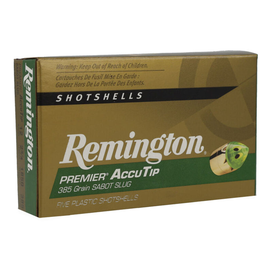Remington 12 Gauge 20727 Premier AccuTip Hunting 2.75" 385 385Gr